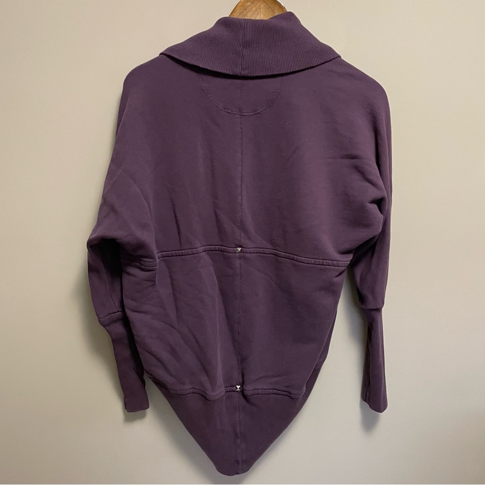 Aritzia Wilfred Ribbed Knit Diderot Cocoon Cardigan Women’s XXS Merlot - Picture 6 of 10